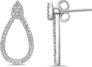 10K White Gold & 1/3 Cttw Diamond 7/8