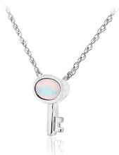 .925 Sterling Silver Oval Shape Lab Grown Opals 1/2