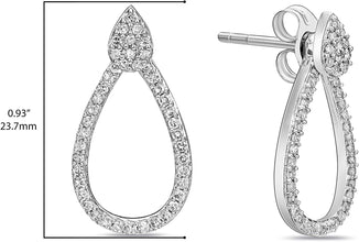 10K White Gold & 1/3 Cttw Diamond 7/8