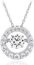 .925 Sterling Silver & Round Cubic Zirconia 1/2