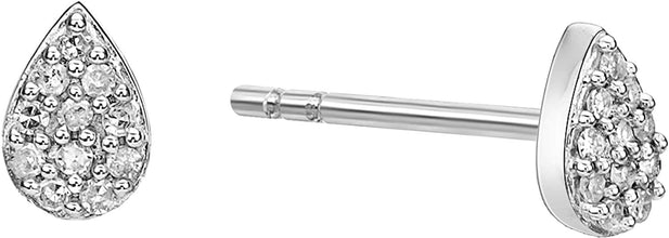 10K White Gold & 1/3 Cttw Diamond 7/8