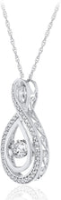.925 Sterling Silver & Round Cubic Zirconia 1-1/8