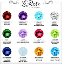 Sterling Silver Pear Birthstone & Lab Grown White Sapphire or CZ Milgrain Twist Pendant Necklace with 18