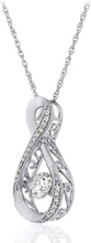 .925 Sterling Silver & Round Cubic Zirconia 1