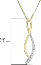 10K Yellow Gold 1/3 Cttw Diamond 1-5/8