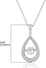 .925 Sterling Silver & Round Cubic Zirconia 1