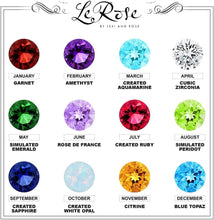 .925 Sterling Silver Trillion-Cut Birthstone & Lab Grown White Sapphire or CZ Double Shank Bypass Style Fashion Ring - Choice of Gem Color/Month