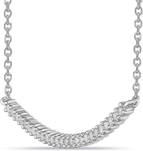 .925 Sterling Silver 1/4 Cttw Diamond 1-1/2